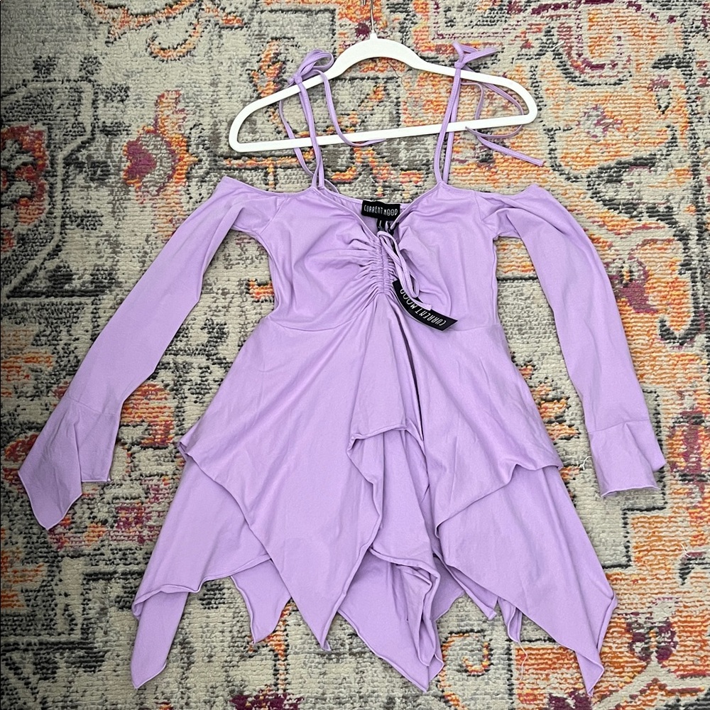 Current Mood purple fairy mini dress